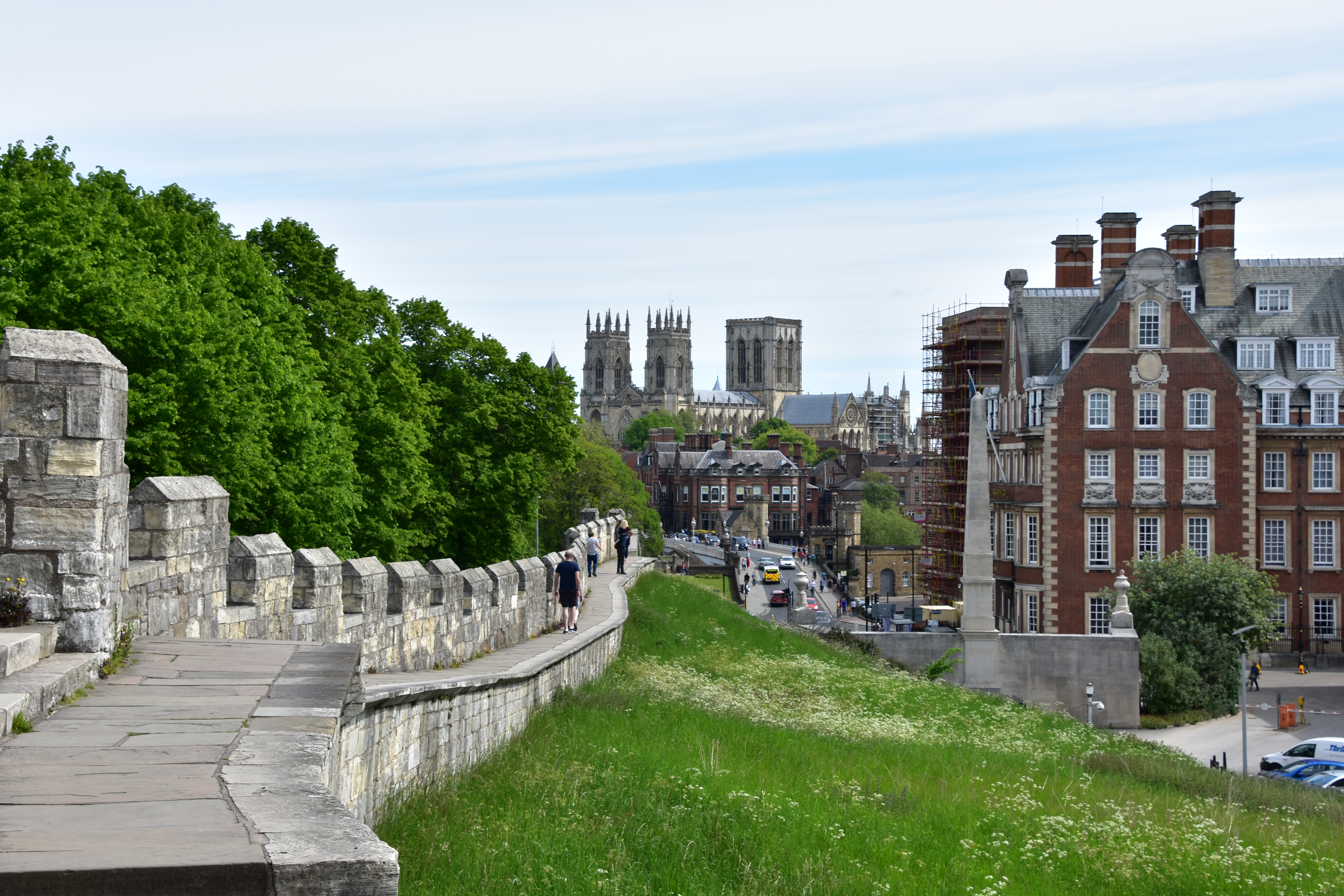 A beautiful picture of York minster from the bar walls