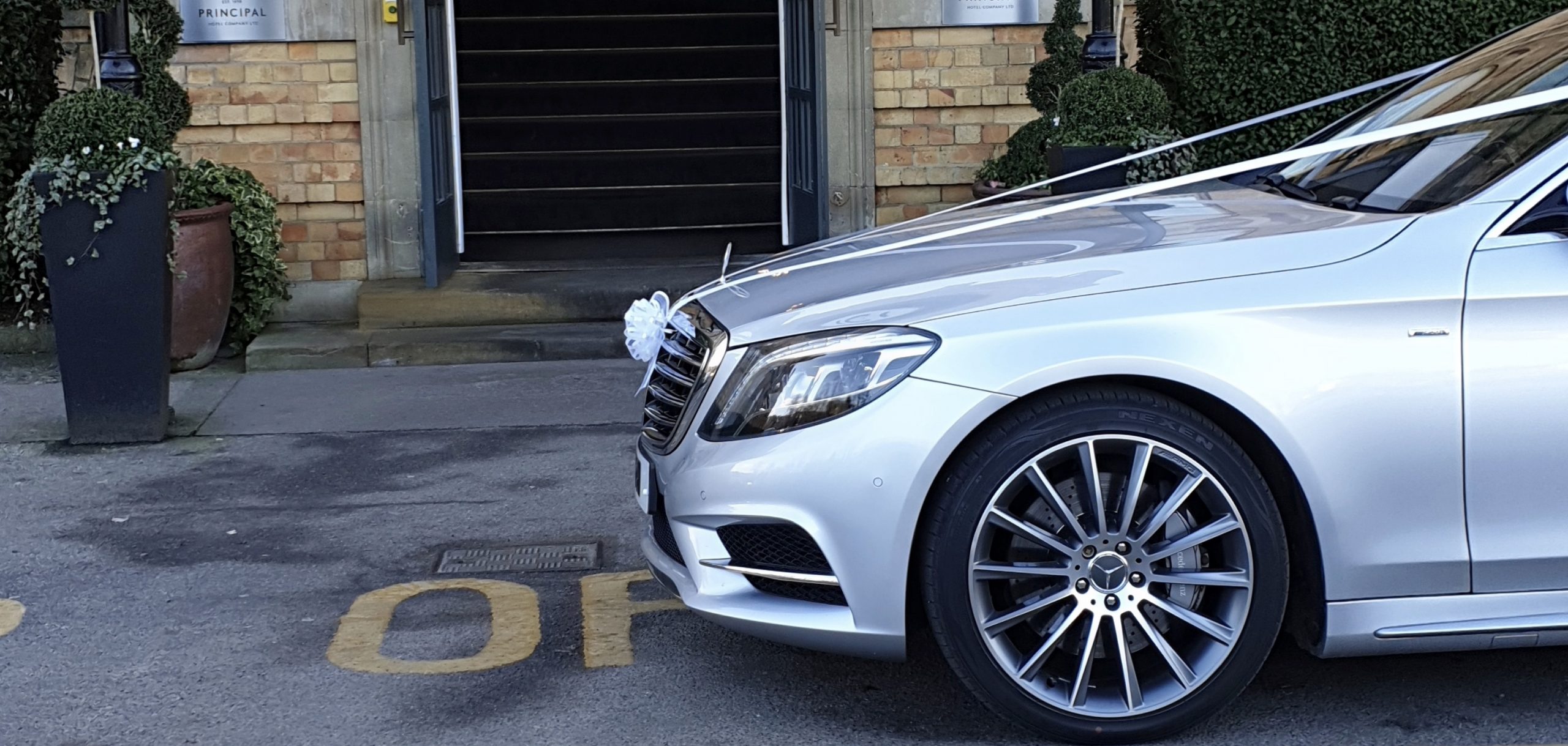 Front end picture of our Mercedes s class