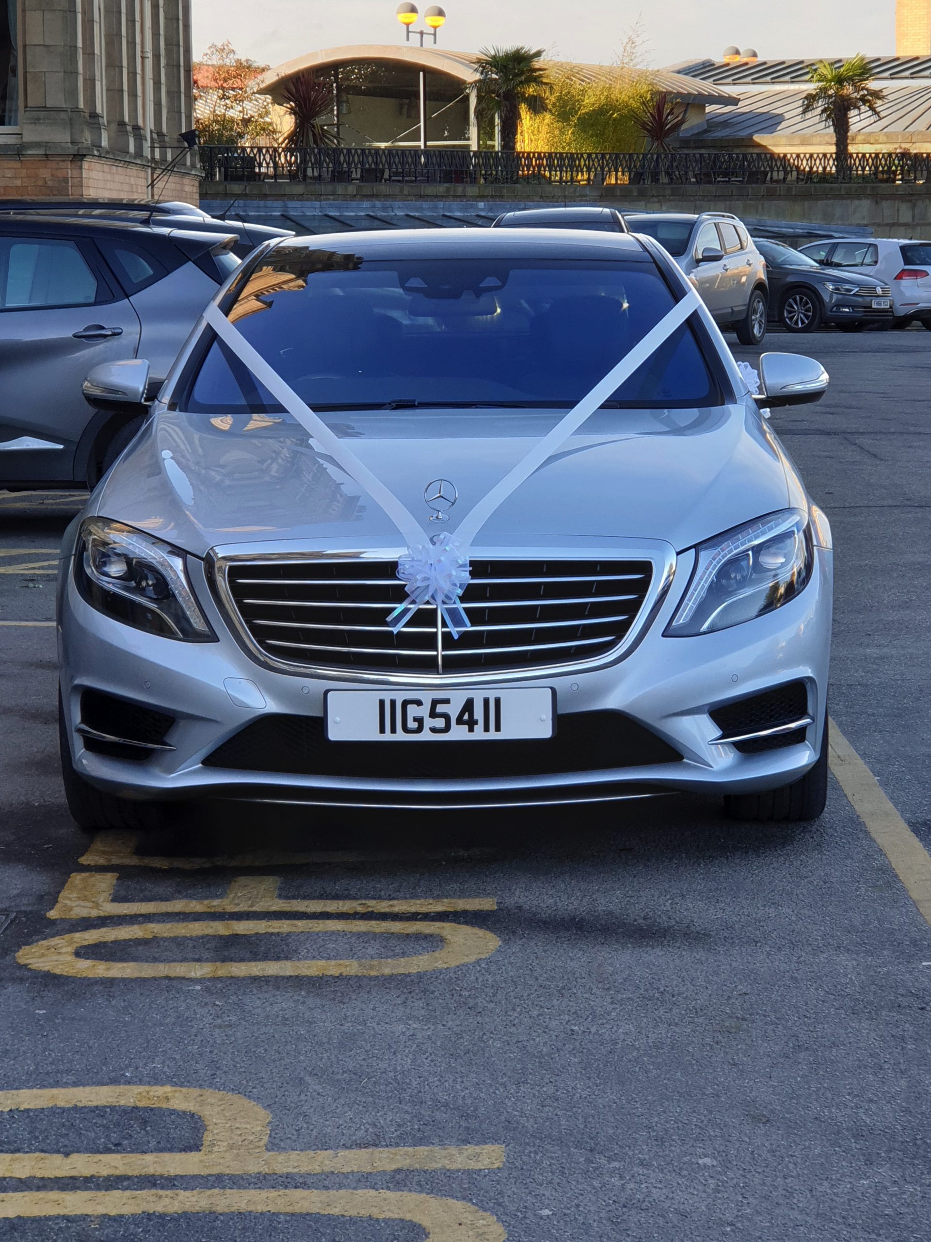 Mercedes s class outside the Principal Hotel York